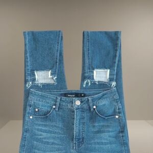 Harper Blue Skinny Distressed Jeans